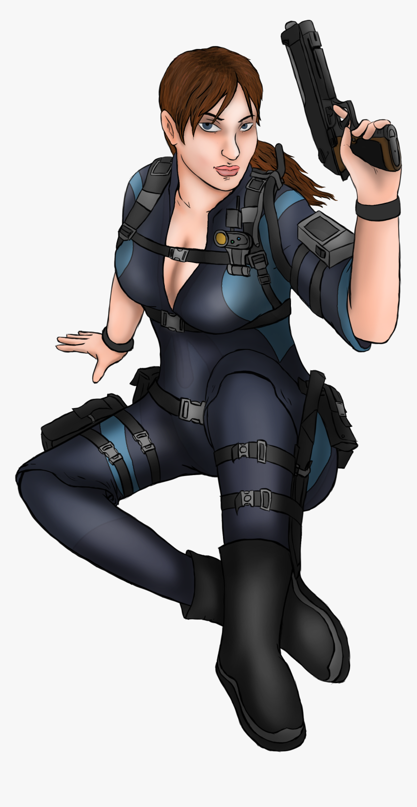 Jill Valentine - Jill Valentine Newgrounds, HD Png Download, Free Download