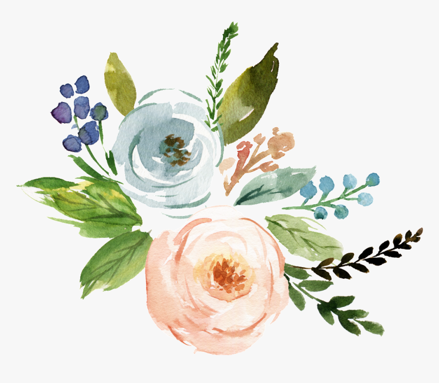 Fine Watercolor Flower Transparent - Watercolor Flower Clipart Png, Png Download, Free Download
