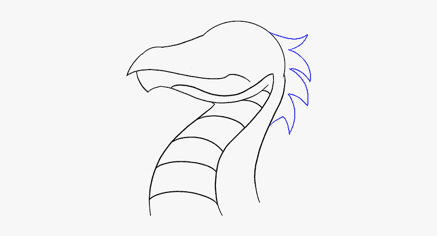 How To Draw Dragon Head - Sketch, HD Png Download, Free Download