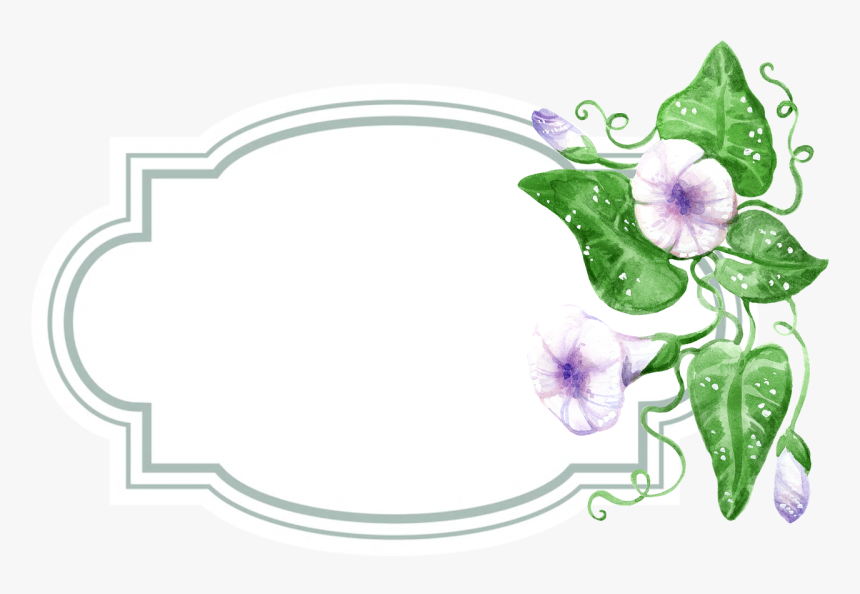Tag Watercolor Flower Free Picture - Tag Com Flores Png, Transparent Png, Free Download