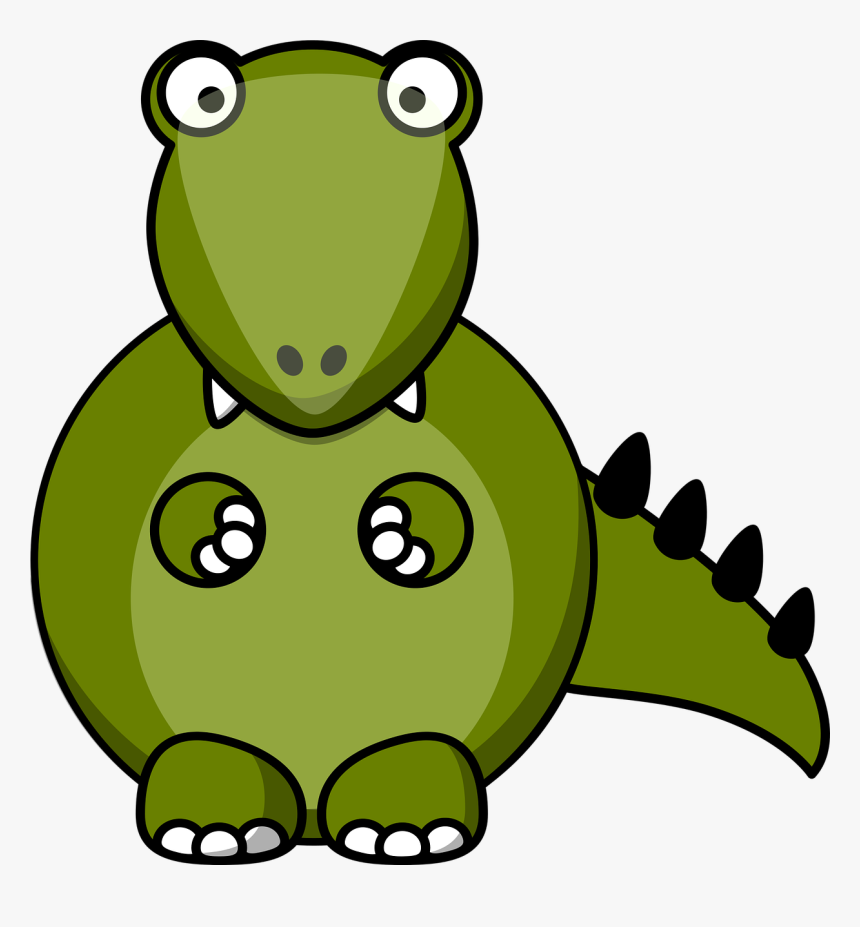 Clip Art Cartoon Crocodile, HD Png Download, Free Download