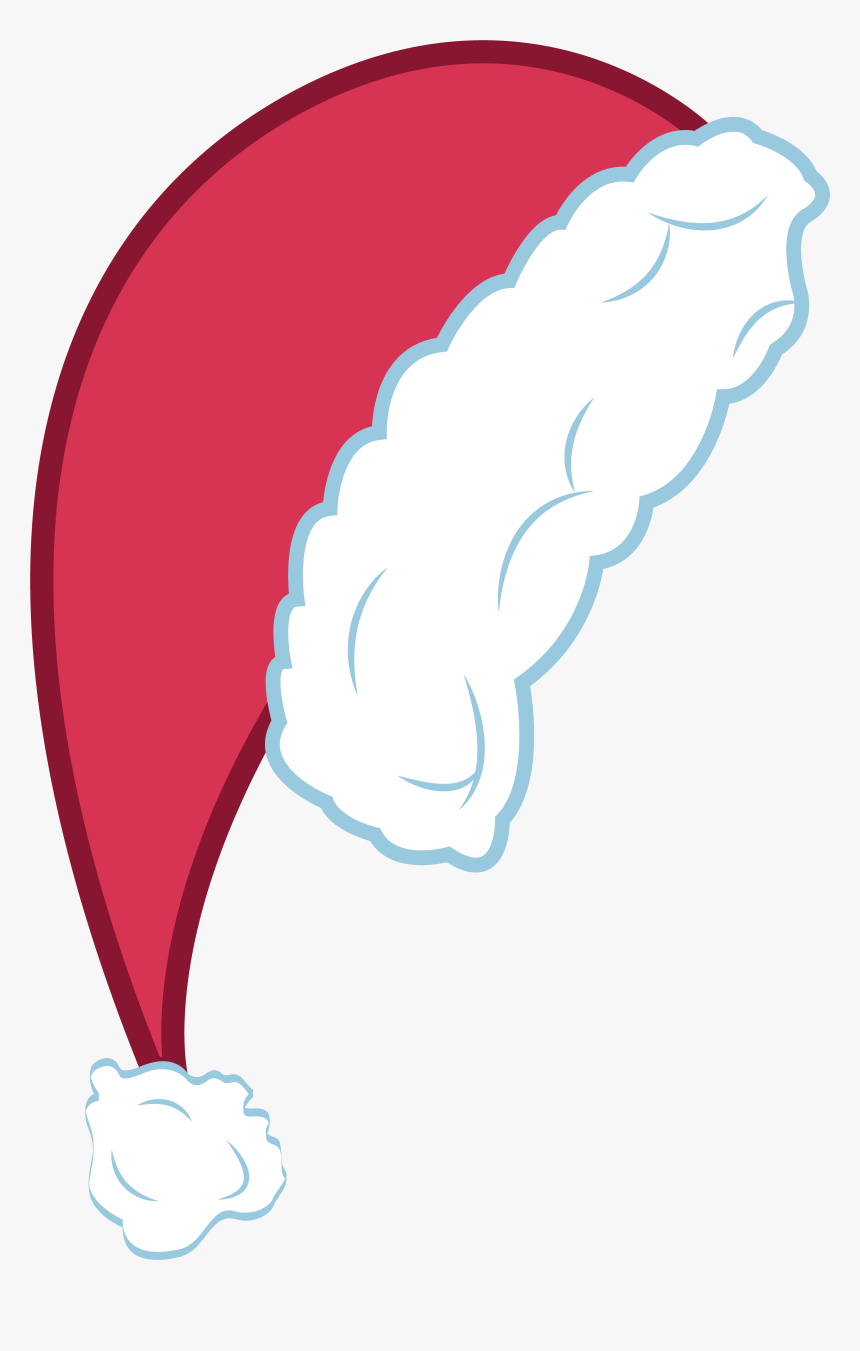 Santa Claus Hat Png - Drawing Santas Hat, Transparent Png, Free Download