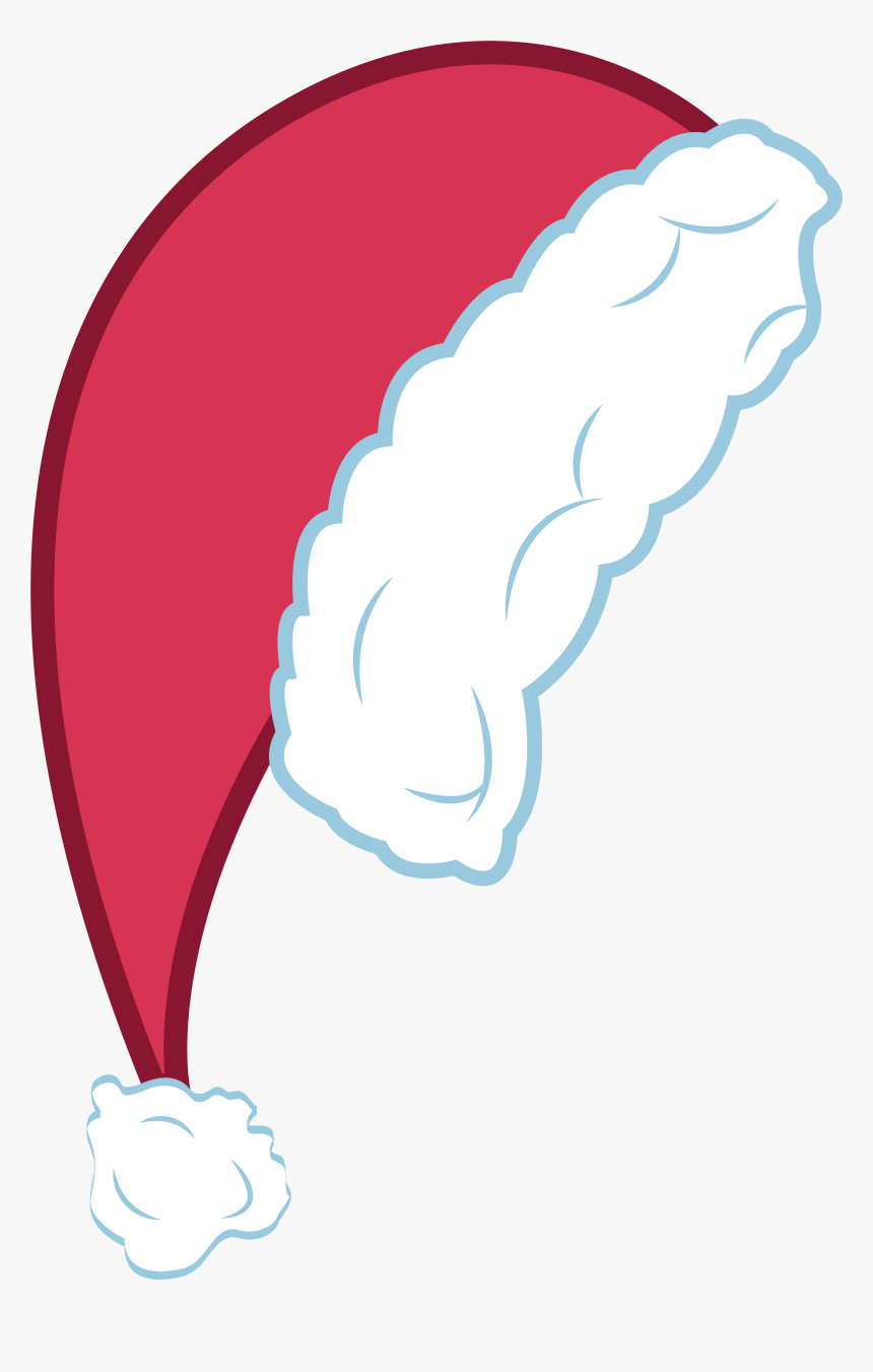 Cute santa claus hat on white background Vector Image