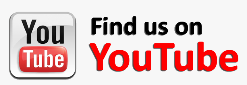 Youtube Like Button Png - Find Us On Youtube Logo, Transparent Png, Free Download