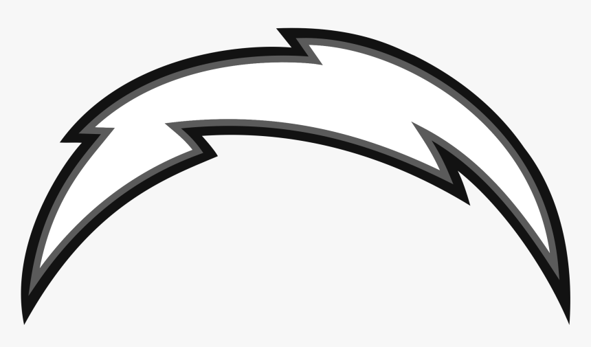 Los Angeles Chargers Logo Black And White - Chargers Sign, HD Png Download, Free Download