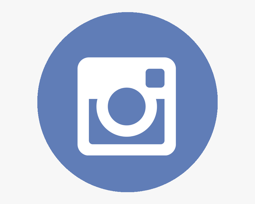 Instagram Clipart Like Facebook Button - Blue Instagram Icon Png, Transparent Png, Free Download