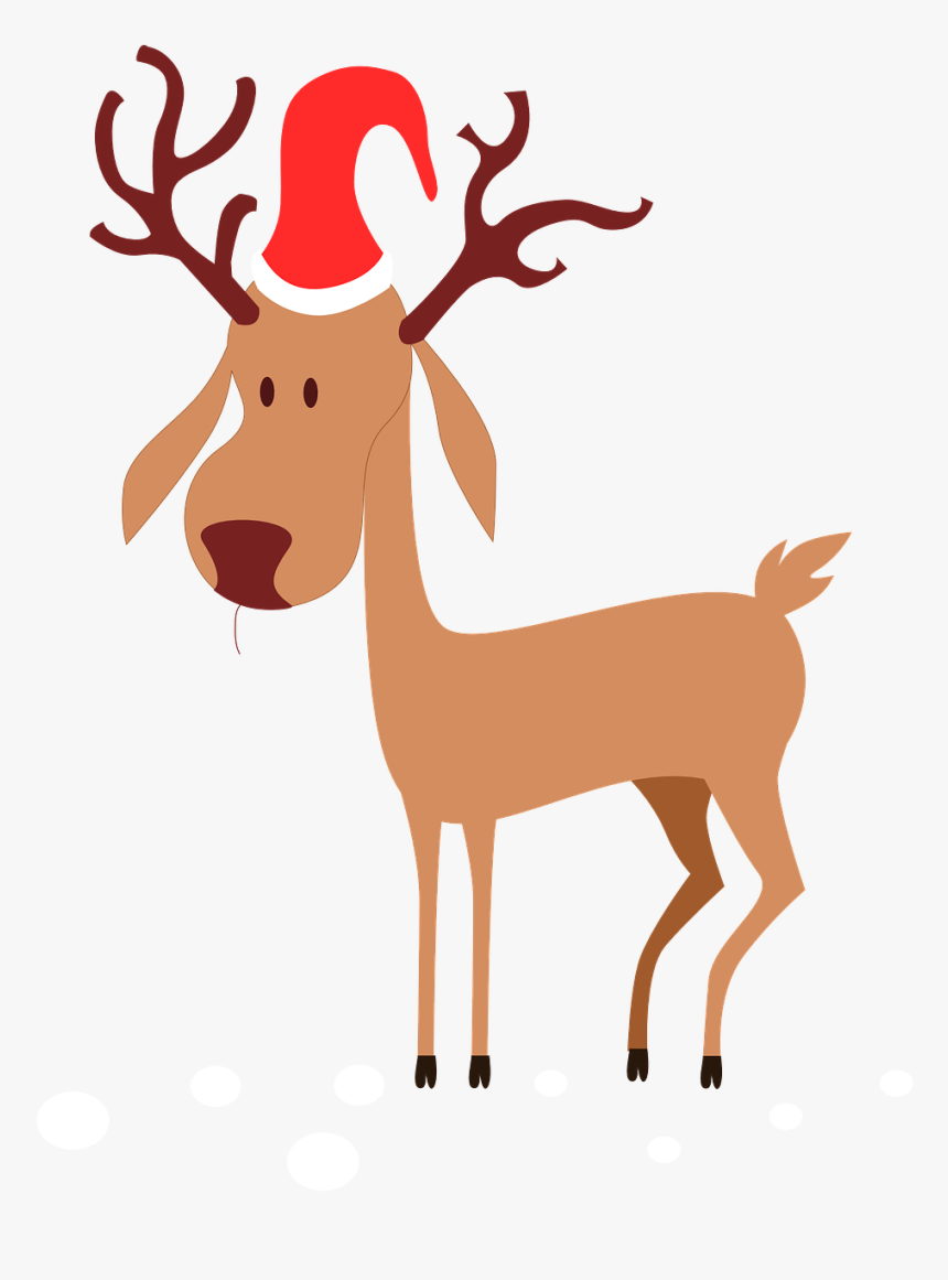 Reindeer With No Background, HD Png Download, Free Download