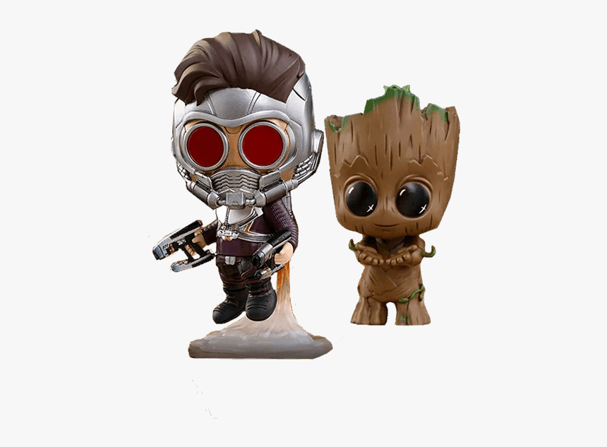 Cosbaby Groot Star Lord, HD Png Download, Free Download