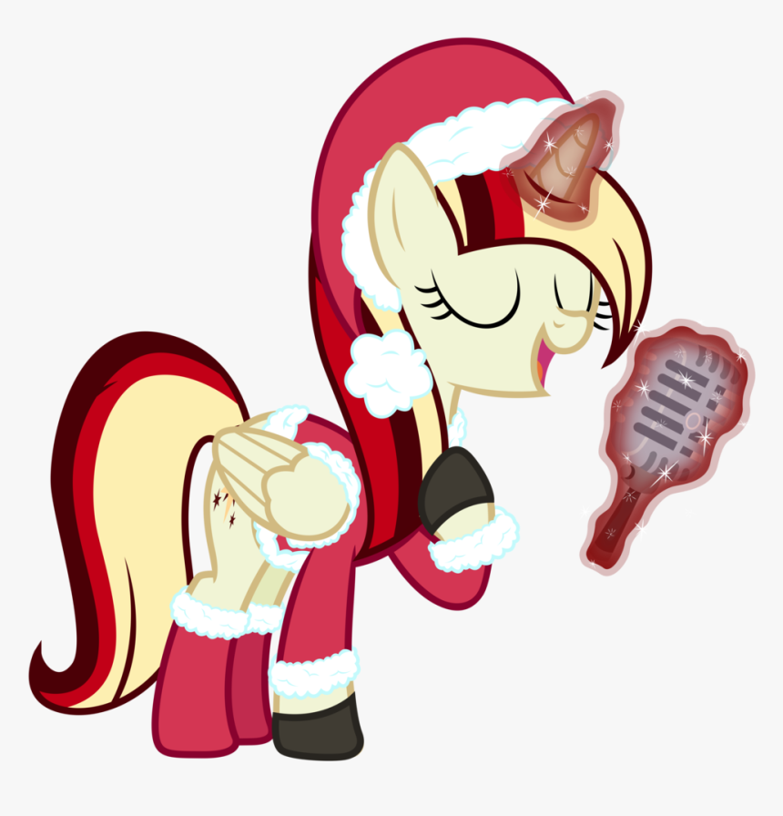 Alicorn Oc Artist Glessmlp Christmas Hat - Ocs Mlp Alicorn, HD Png Download, Free Download