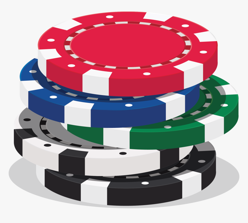 Transparent Casino Chip Png - Stack Of Poker Chips Clipart, Png Download - kindpng