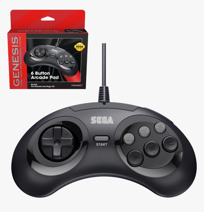 Retro Bit Sega Genesis Controller, HD Png Download, Free Download