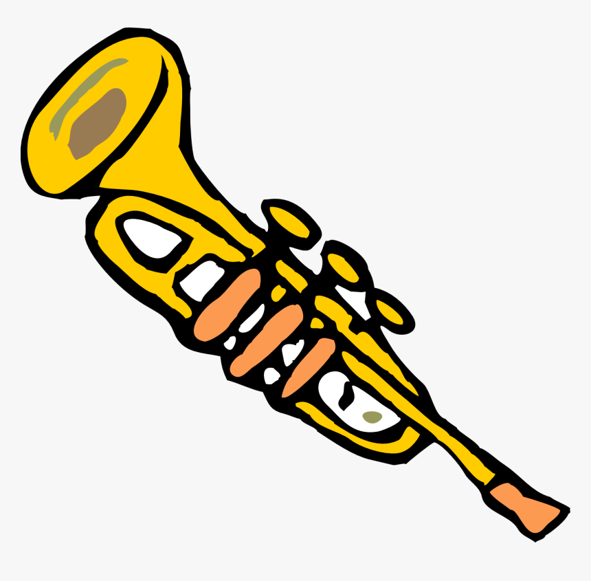 Free Trumpet Clipart Image - Trumpet Clip Art, HD Png Download, Free Download