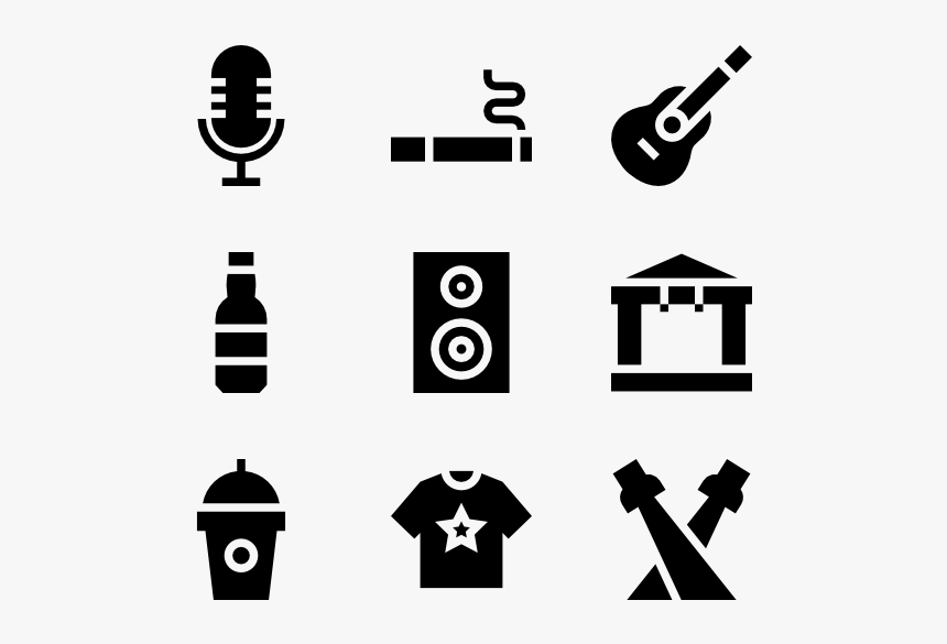 Music Festival - Music Festival Icons, HD Png Download, Free Download
