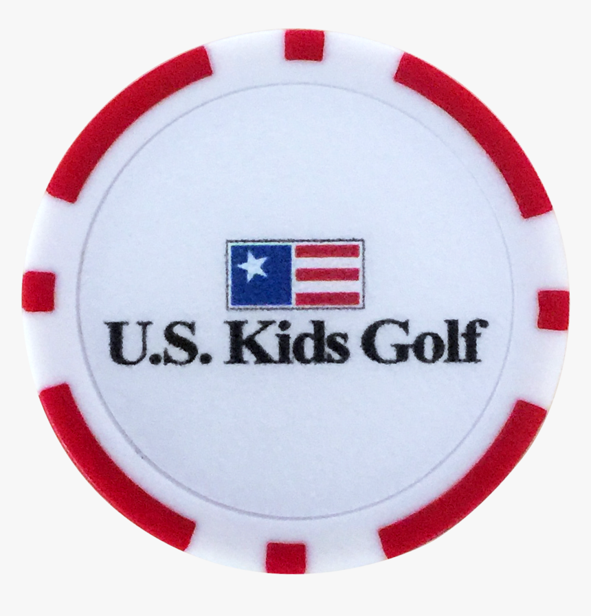 Full Color Poker Chip Ball Markers With 2-sided Imprint - Us Kids Golf, HD Png Download, Free Download