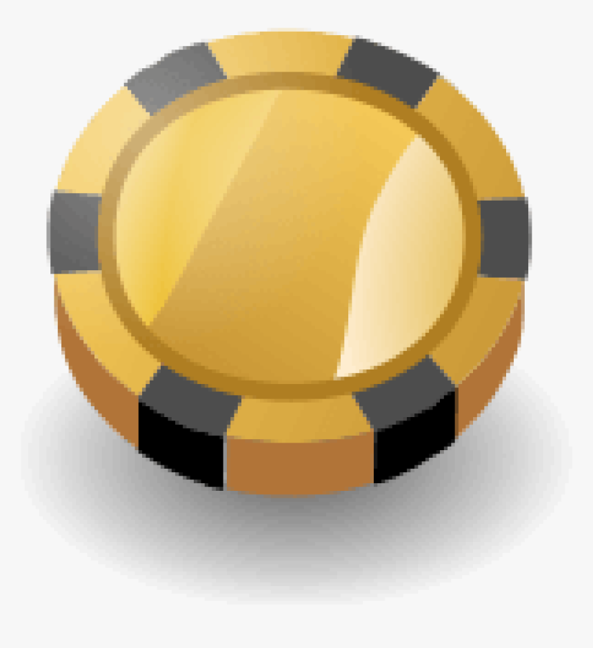 Gold Poker Chip Png, Transparent Png, Free Download