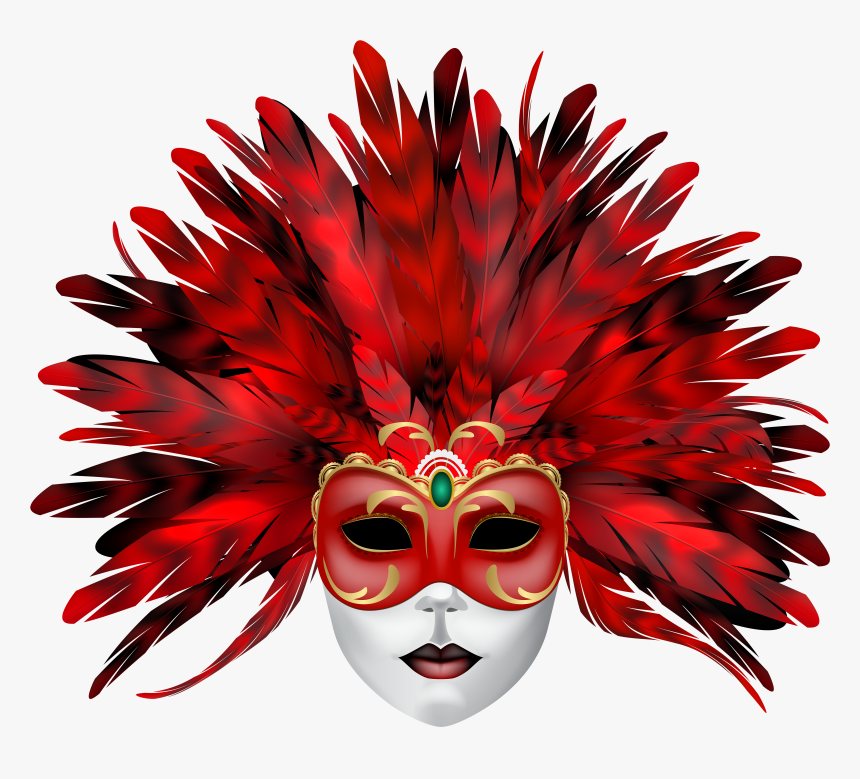 Poverty Clipart Ripped Clothing - Carnival Mask Red, HD Png Download, Free Download