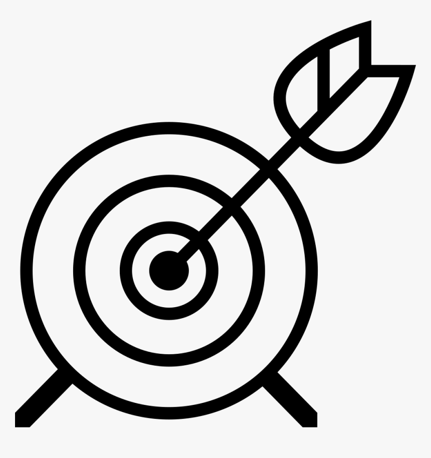 Archery Target - Icon Cible Png, Transparent Png, Free Download