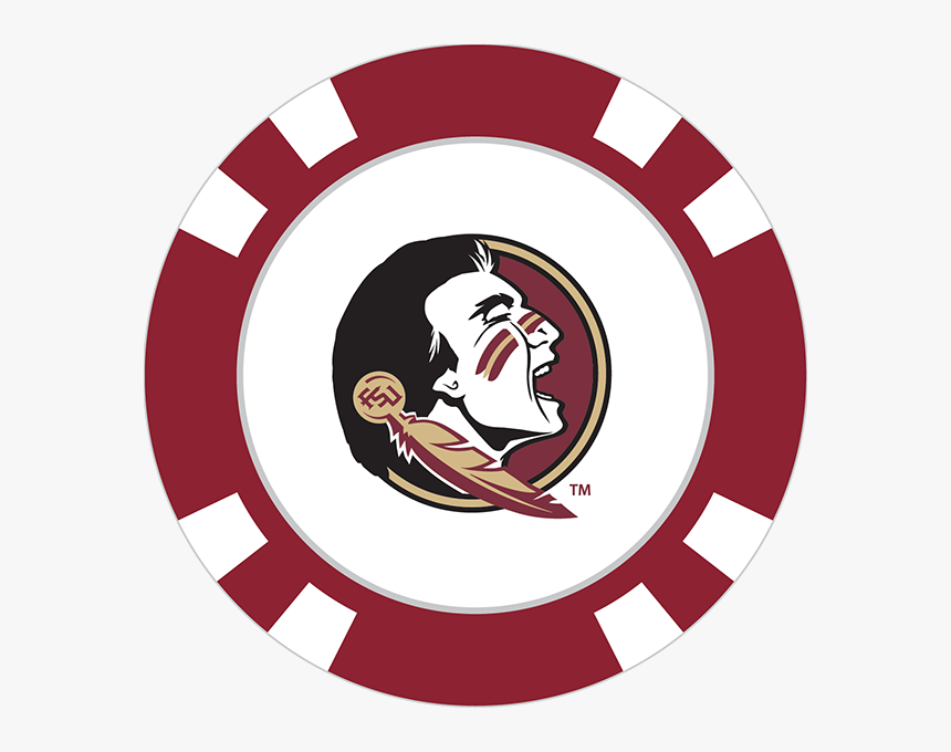 Florida State Poker Chip Ball Marker - Florida State Seminoles Football, HD Png Download, Free Download