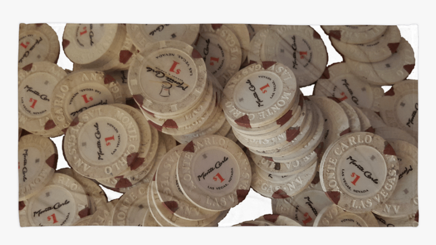 Monte Carlo Casino Chips Towel - Wood, HD Png Download, Free Download