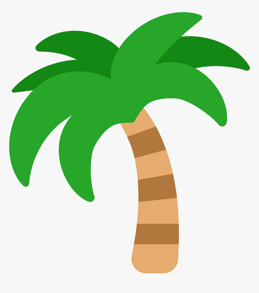 Plant Emoji Png -19 Emoji Clip Black And White Plant - Transparent Background Palm Tree Emoji, Png Download, Free Download