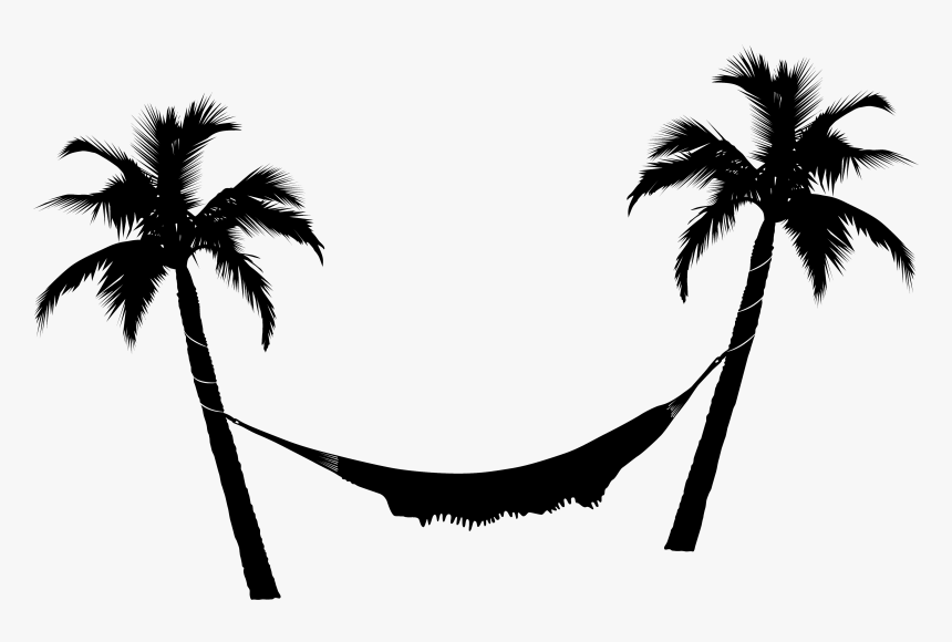 Download Hammock Png - Black And White Trees Png, Transparent Png, Free Download