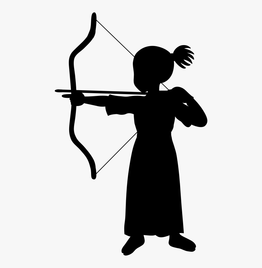 Clip Art Archery Ranged Weapon Angle Line, HD Png Download, Free Download