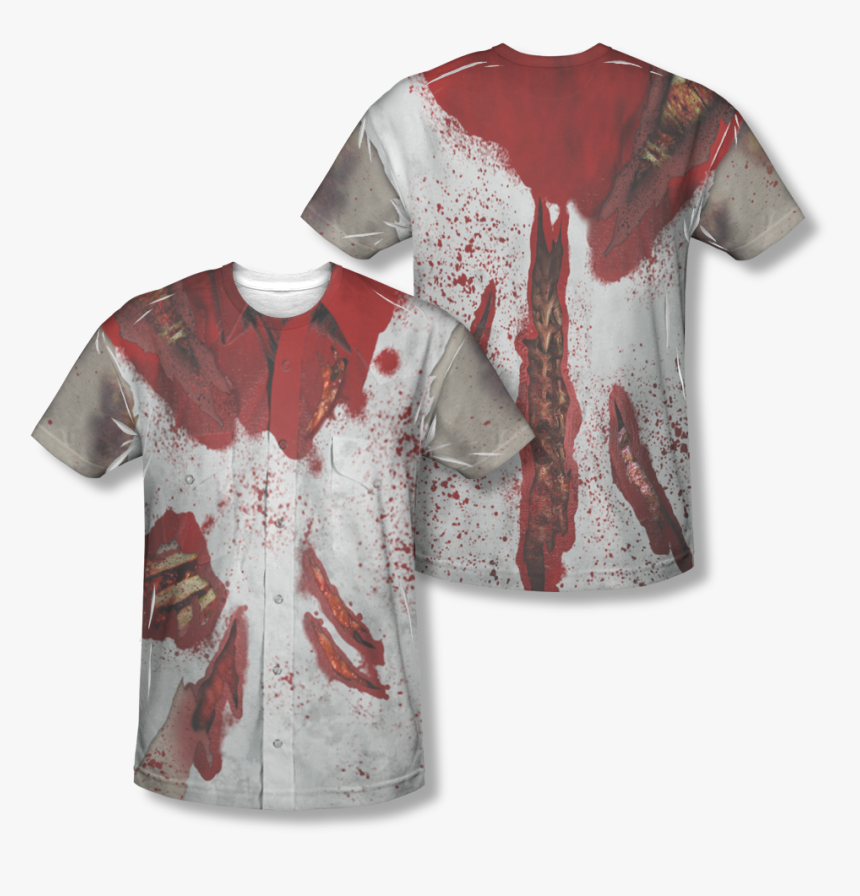 Completely New Ripped Up Zombie All Over T Shirt Tm52 - Ripped Up Zombie Clothes, HD Png Download, Free Download