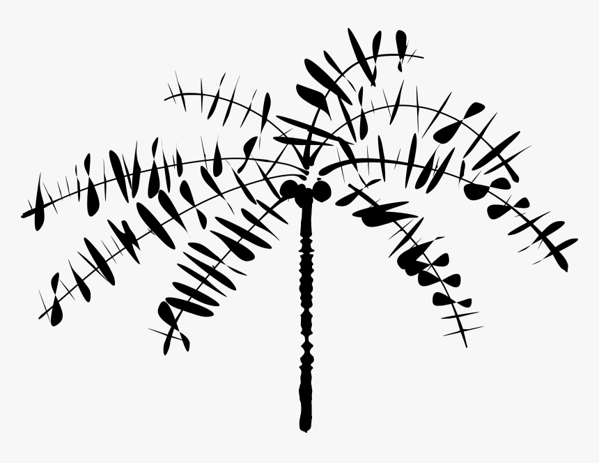 Tree Beach Drawing At - Coconut Tree Clip Art, HD Png Download, Free Download