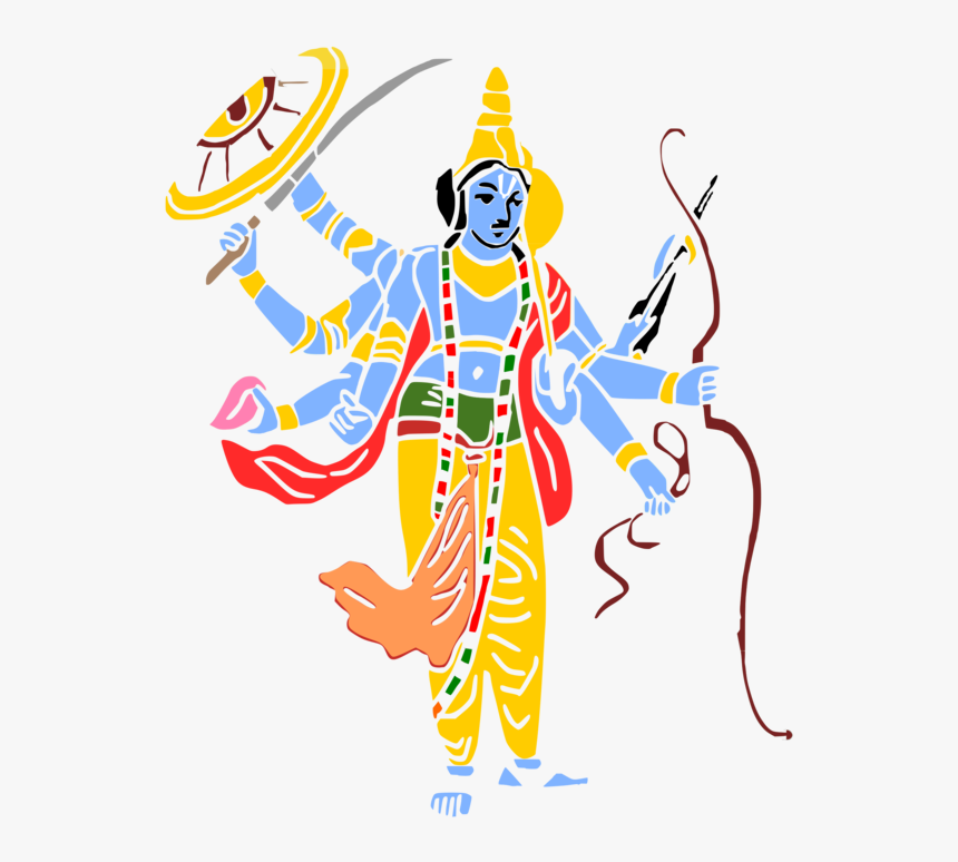 Art,area,artwork - Lord Vishnu Clipart, HD Png Download, Free Download