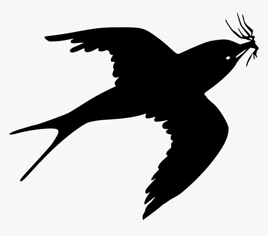 House Sparrow Clip Art - Black Sparrow Png, Transparent Png, Free Download