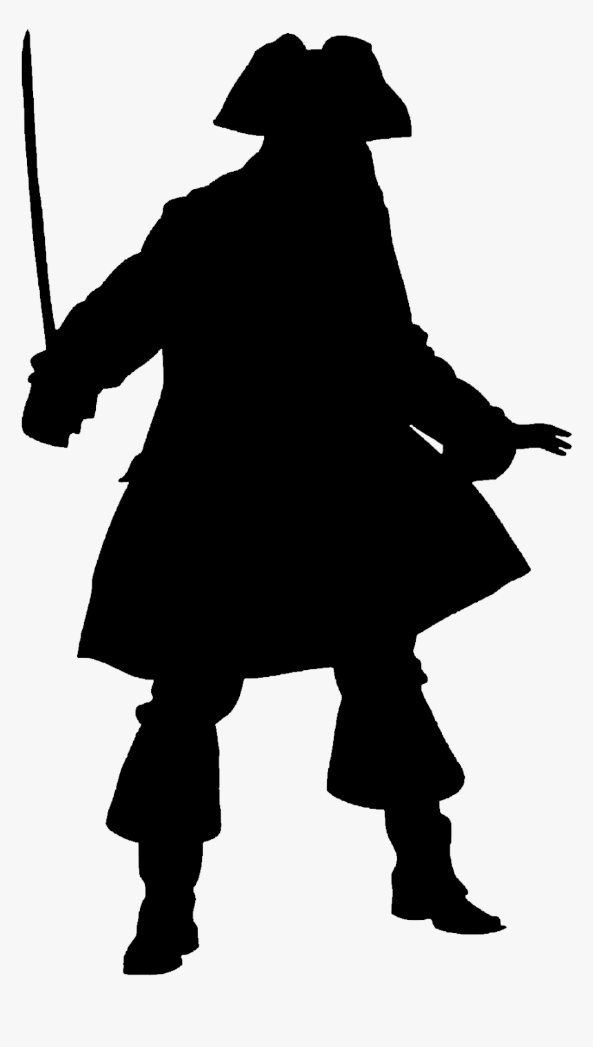 Transparent Sword Silhouette Png - Captain Jack Sparrow Costume, Png Download, Free Download