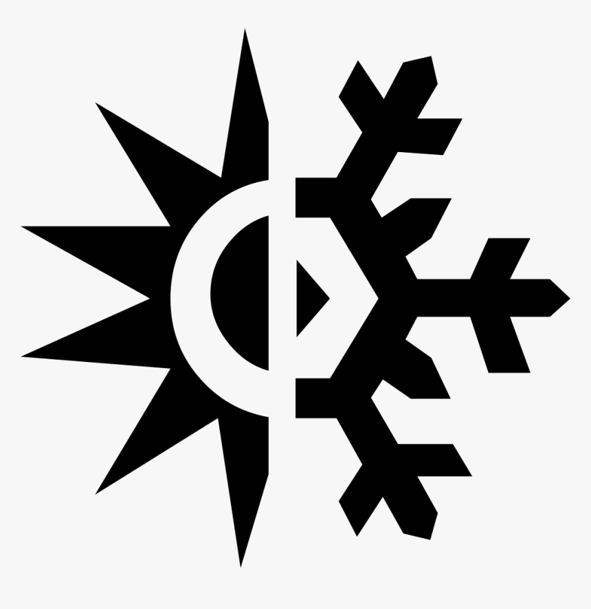 Png File Svg - Winter And Summer Symbol, Transparent Png, Free Download