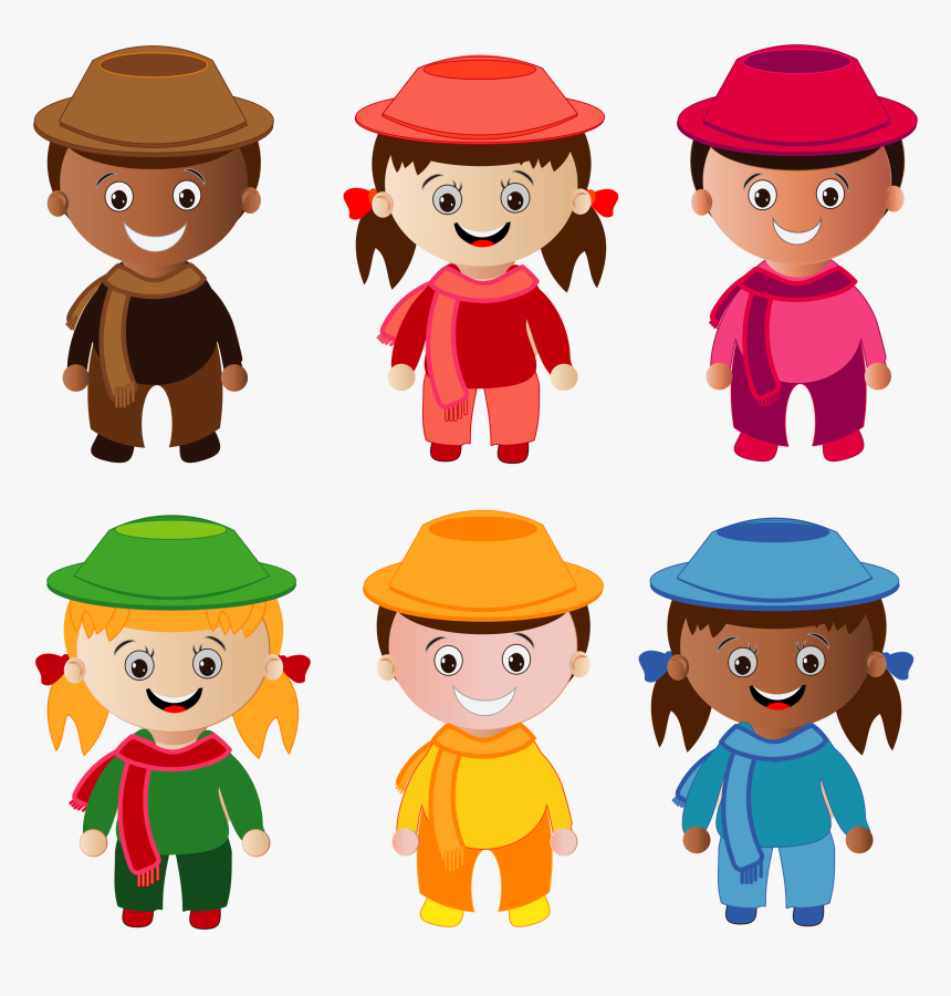 Winter Kids Part 2 Clip Arts - Clip Art Kids Clothing, HD Png Download, Free Download