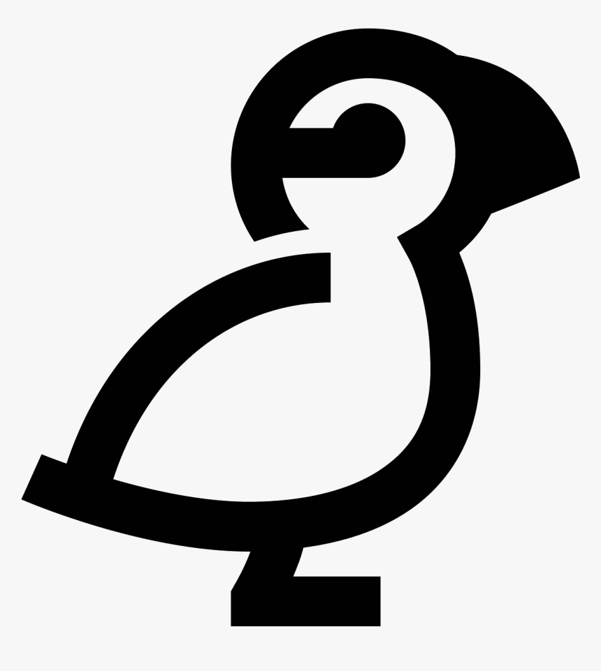 Bird Icon Png - Puffin Icon, Transparent Png, Free Download