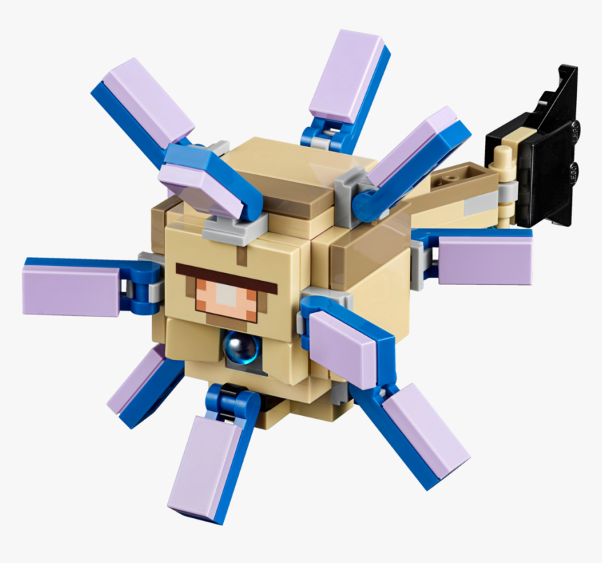 Minecraft Elder Guardian Lego Instructions, HD Png Download, Free Download