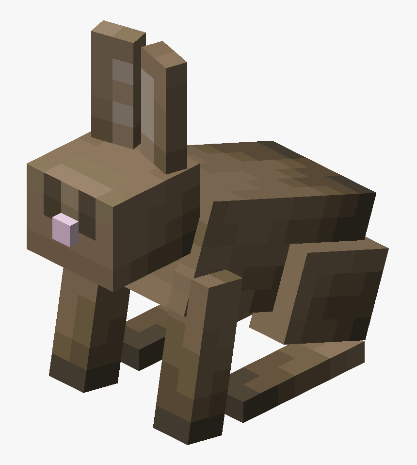 Brown Rabbit - マイクラ ウサギ, HD Png Download, Free Download
