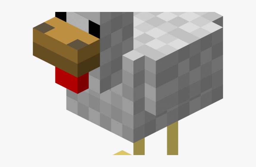 Transparent Minecraft Creeper Clipart - Minecraft Chicken Png, Png Download, Free Download