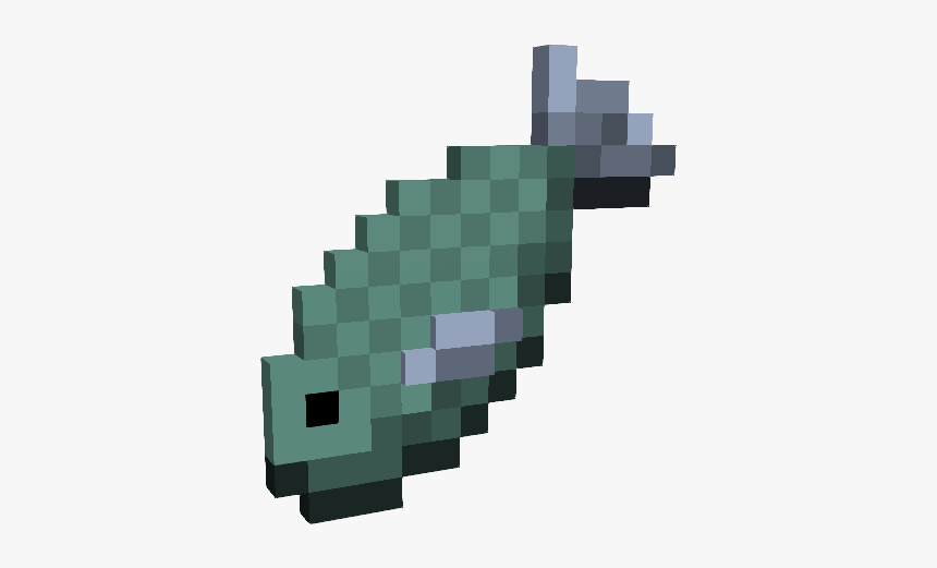 Minecraft Fish Png, Transparent Png - kindpng.