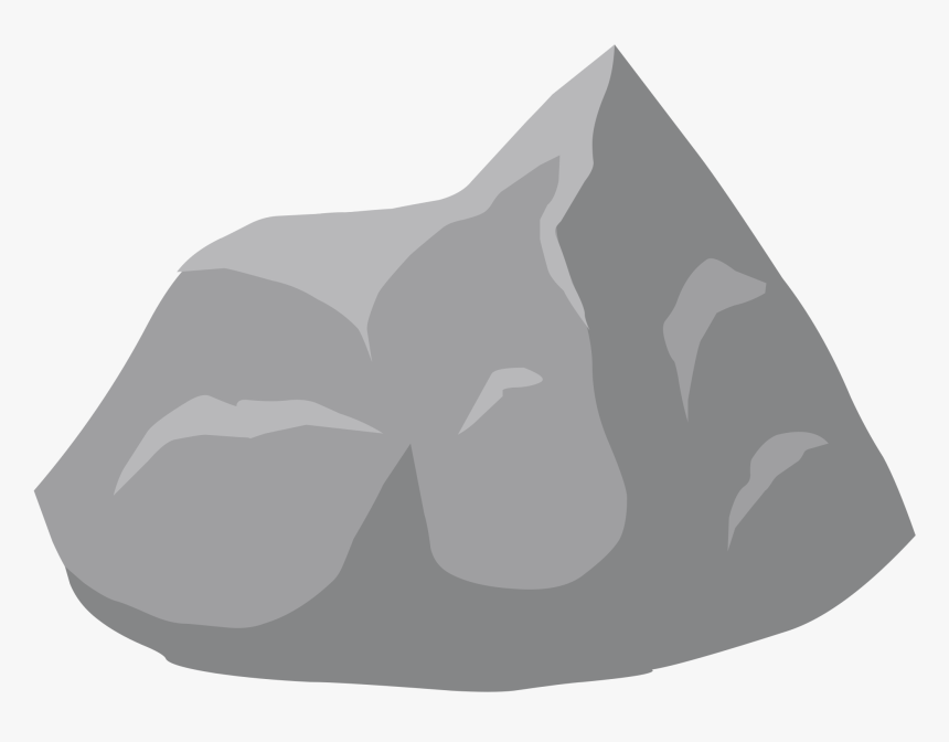 Full Clipart Dull - Transparent Cartoon Boulder, HD Png Download, Free Download