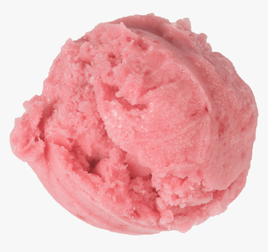 Raspberry Ice Cream Scoop, HD Png Download, Free Download