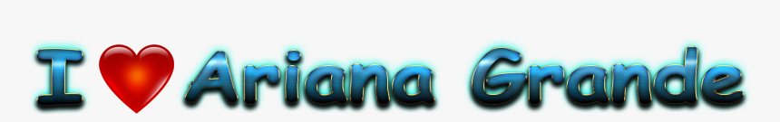 Ariana Grande Heart Name Transparent Png - Heart, Png Download, Free Download