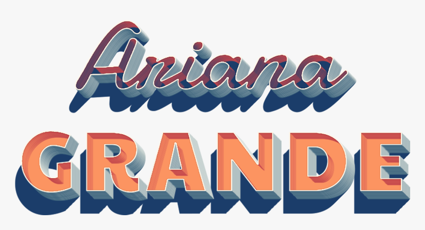 Ariana Grande Name Logo Png - Ariana Grande Name Tag, Transparent Png, Free Download