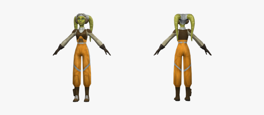 Download Zip Archive - Hera Syndulla 3d Model Download, HD Png Download, Free Download