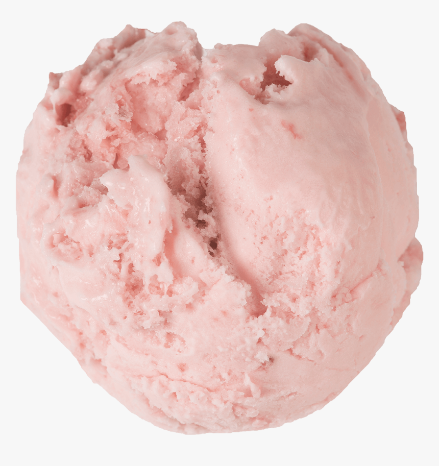 Strawberry Ice Cream Scoop Png, Transparent Png, Free Download