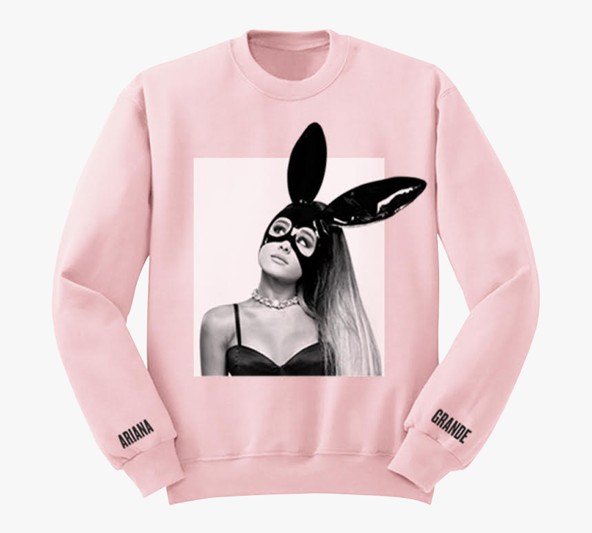 Ariana Grande Pink Sweatshirt Dangerous Woman, HD Png Download, Free Download