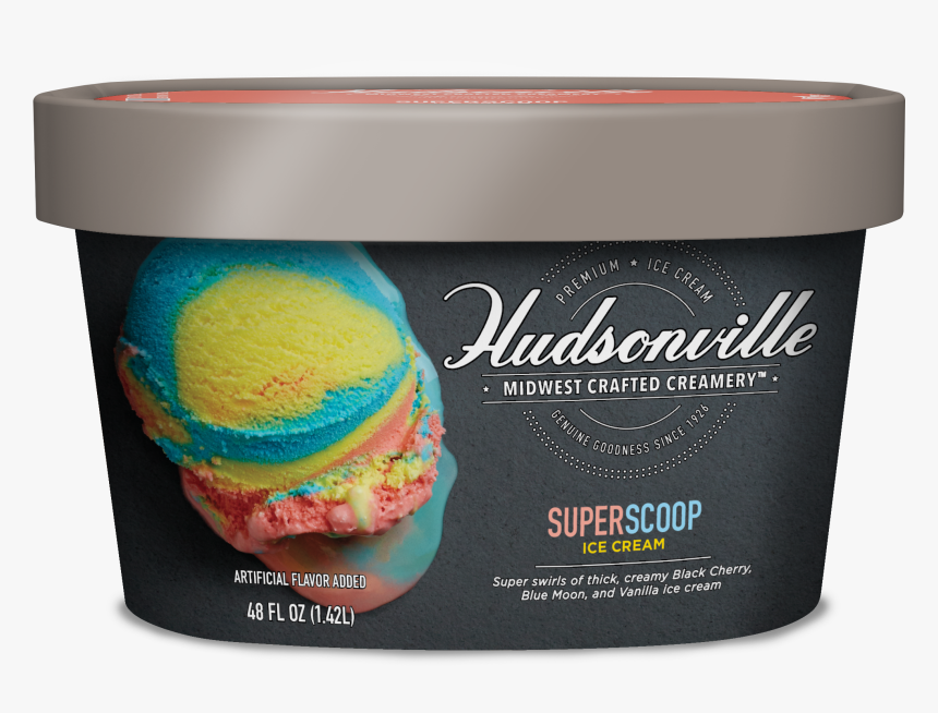 Superscoop Carton - Hudsonville Ice Cream 48 Oz, HD Png Download, Free Download