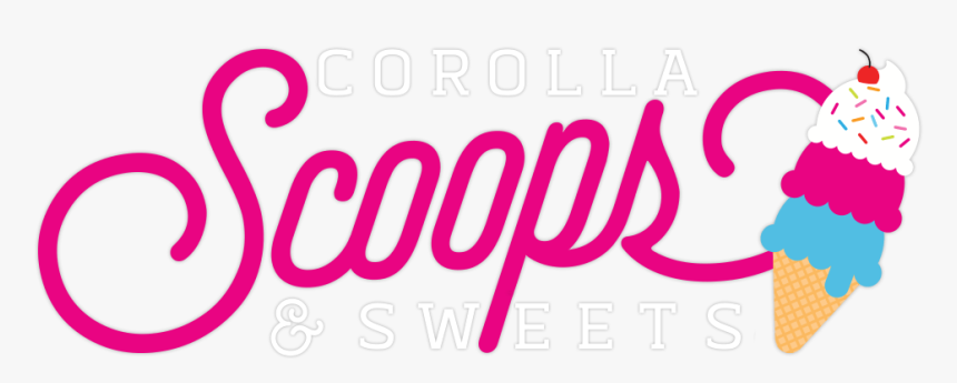 Corolla Scoops And Sweets Large Logo - Scoops Ice Cream Logo, HD Png Download, Free Download