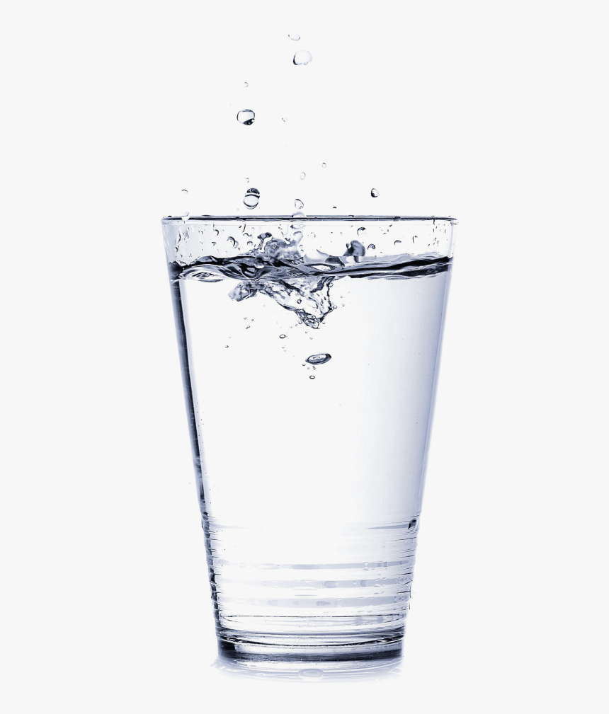 Water Filter Glass Drinking Water Mineral Water - Transparent Background Glass Of Water Transparent, HD Png Download, Free Download