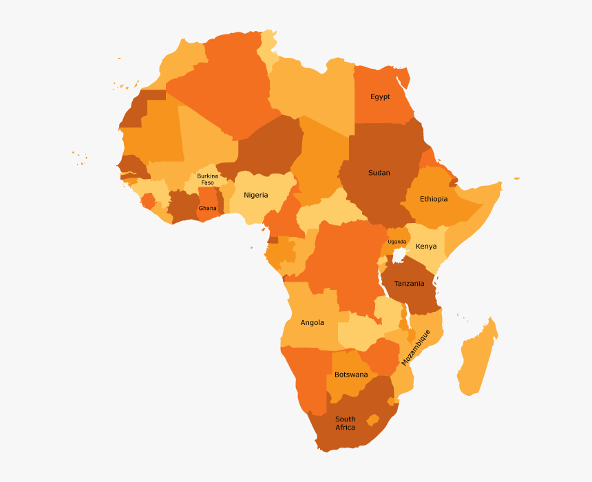 Africa Map Vector Png - African Map Vector Png, Transparent Png, Free Download
