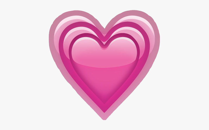 #heart #emoji #pink #iphone #summer #photography #decoration - Iphone Heart Emoji Transparent, HD Png Download, Free Download